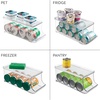 image:imageiDesign Soda Can Organizer with Lid Clear  Clear For Pantry or Refrigerator Made in USAPack of 2