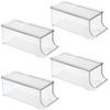 image:imageiDesign Soda Can Organizer with Lid Clear  Clear For Pantry or Refrigerator Made in USAPack of 4