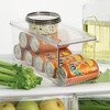 image:imageiDesign Soda Can Organizer with Lid Clear  Clear For Pantry or Refrigerator Made in USAPack of 4