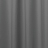 image:imageiDesign Solid Polyester Shower Curtain Sand Brown  12 Reinforced ButtonholesCharcoal
