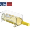 image:imageiDesign Stackable Bottle Holder Set of 4 Clear  For Water or Wine BottlesPack of 1