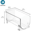image:imageiDesign Stackable Bottle Holder Set of 4 Clear  For Water or Wine BottlesPack of 1