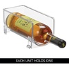 image:imageiDesign Stackable Bottle Holder Set of 4 Clear  For Water or Wine BottlesPack of 2