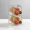 image:imageiDesign Stackable Bottle Holder Set of 4 Clear  For Water or Wine BottlesPack of 2