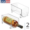 image:imageiDesign Stackable Bottle Holder Set of 4 Clear  For Water or Wine BottlesPack of 2