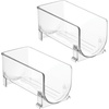 image:imageiDesign Stackable Bottle Holder Set of 4 Clear  For Water or Wine BottlesPack of 2