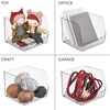 image:imageiDesign Stackable Clear Open Front Storage Bin 2Pack  Easy Access For Kitchen Pantry or CabinetPack of 2
