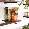 image:imageiDesign Stackable Clear Plastic Bin with Handles 2Pack  Kitchen Organizers and Storage For Fridge and PantryClear