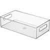 image:imageiDesign Stackable Fridge Bin Clear Set of 3  Storage for Freezer or Pantry Made in USAPack of 2