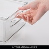 image:imageiDesign Stackable Fridge Bin Clear Set of 3  Storage for Freezer or Pantry Made in USAPack of 2