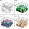 image:imageiDesign Stackable Fridge Organizer Bins with Lids for Fresh Produce  Set of 6  ClearPack of 1