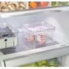 image:imageiDesign Stackable Fridge Organizer Bins with Lids for Fresh Produce  Set of 6  ClearPack of 1