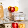 image:imageiDesign Stackable Kitchen Storage Drawer Set of 2 Clear  For Fridge For Pantry For UnderSink For CabinetPack of 1