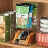 image:imageiDesign Stackable OpenFront Storage Bins Set of 6 Clear  Kitchen and Pantry OrganizationPack of 1