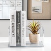 image:imageiDesign Stackable OpenFront Storage Bins with Handles Set of 4 Clear  For Kitchen and PantryPack of 1