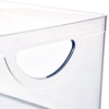 image:imageiDesign Stackable OpenFront Storage Bins with Handles Set of 4 Clear  For Kitchen and PantryPack of 4