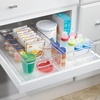image:imageiDesign Stackable Storage Bin Set of 4 Clear  Organizer Bin for Kitchen and Pantry Made in USAPack of 4