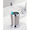 image:imageiDesign Stainless Steel Bathroom Toothbrush Holder Pack of 2  BrushedChrome Split Finish For CountersBrushedChrome Split Finish