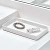 image:imageiDesign Stainless Steel Bathroom Tray for Towels Cosmetics and Accessories The Gia Collection  962 x 562 x 107 WhiteWhite
