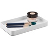 image:imageiDesign Stainless Steel Bathroom Tray for Towels Cosmetics and Accessories The Gia Collection  962 x 562 x 107 WhiteWhite