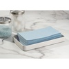 image:imageiDesign Stainless Steel Bathroom Tray for Towels Cosmetics and Accessories The Gia Collection  962 x 562 x 107 WhiteWhite