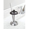 image:imageiDesign Steel Divided Toothbrush Holder Stand 325 x 325 x 575  Four Divided Compartments Brushed Nickel amp Polished ChromeBlackChrome