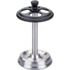 image:imageiDesign Steel Divided Toothbrush Holder Stand 325 x 325 x 575  Four Divided Compartments Brushed Nickel amp Polished ChromeBlackChrome