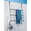 image:imageiDesign Steel OverTheDoor Towel Rack Bronze  Storage Hooks For Clothes For Towels For AccessoriesBronze
