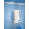 image:imageiDesign Steel OverTheDoor Towel Rack Bronze  Storage Hooks For Clothes For Towels For AccessoriesPearl White