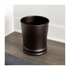 image:imageiDesign Steel Round Bathroom Trash Can  Set of 2  Bronze