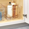 image:imageiDesign Storage Bin with Handles 12 x 10 x 8 Clear  For Kitchen Pantry Cabinet Nursery CraftsPack of 2
