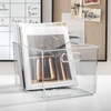 image:imageiDesign Storage Bin with Handles 12 x 10 x 8 Clear  For Kitchen Pantry Cabinet Nursery CraftsPack of 8