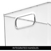 image:imageiDesign Storage Bins with Handles Set of 2 Clear  Organizer Bins For Kitchen Pantry Bathroom or Home OfficePack of 1