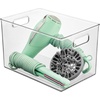 image:imageiDesign Storage Bins with Handles Set of 2 Clear  Organizer Bins For Kitchen Pantry Bathroom or Home OfficePack of 1