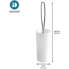 image:imageiDesign Toilet Brush and Holder for Bathroom  ClearClear