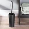 image:imageiDesign Toilet Brush and Holder for Bathroom  ClearMatte Black
