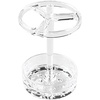 image:imageiDesign Toothbrush Holder Clear  For Normal to Large Toothbrushes Fits Spin Brushes Holds ToothpasteClear