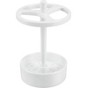 image:imageiDesign Toothbrush Holder Clear  For Normal to Large Toothbrushes Fits Spin Brushes Holds ToothpasteWhite