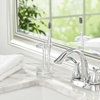 image:imageiDesign Toothbrush Holder Clear Pack of 2  4 Divided Sections For Bathroom or VanityClear