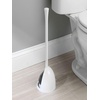 image:imageiDesign Una Toilet Plunger with Holder White 58 x 58 x 195  BPAFree PlasticWhite