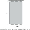 image:imageiDesign Vinyl Shower Curtain Liner 72 x 84 Clear  12 Grommets Weighted MagnetsPack of 1