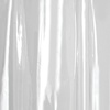 image:imageiDesign Vinyl Shower Liner 72 x 96 Clear  12 Grommets Weighted Magnets72x96