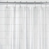image:imageiDesign Vinyl Shower Liner PVCFree Curtain with Magnets for Master Guest Kids Bathroom Bathtub Long ClearClear