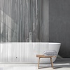 image:imageiDesign Vinyl Shower Liner PVCFree Mold and MildewResistant Curtain for Master Guest Kids Bathroom Bathtub 72 x 72  ClearClear