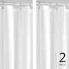 image:imageiDesign Vinyl Shower Liner PVCFree Mold and MildewResistant Curtain for Master Guest Kids Bathroom Bathtub 72 x 72  ClearFrost