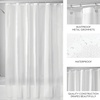 image:imageiDesign Vinyl Shower Liner PVCFree Mold and MildewResistant Curtain for Master Guest Kids Bathroom Bathtub 72 x 72  ClearFrost