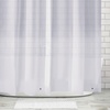 image:imageiDesign Vinyl Shower Liner PVCFree Mold and MildewResistant Curtain for Master Guest Kids Bathroom Bathtub 72 x 72  ClearLavender