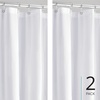 image:imageiDesign Vinyl Shower Liner PVCFree Mold and MildewResistant Curtain for Master Guest Kids Bathroom Bathtub 72 x 72  ClearLavender