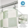 image:imageiDesign Watercolor Daisies Polyester Shower Curtain  12 Reinforced Buttonholes  72 x 72  OrangeGreenWhite