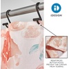 image:imageiDesign Watercolor Daisies Polyester Shower Curtain  12 Reinforced Buttonholes  72 x 72  OrangePink